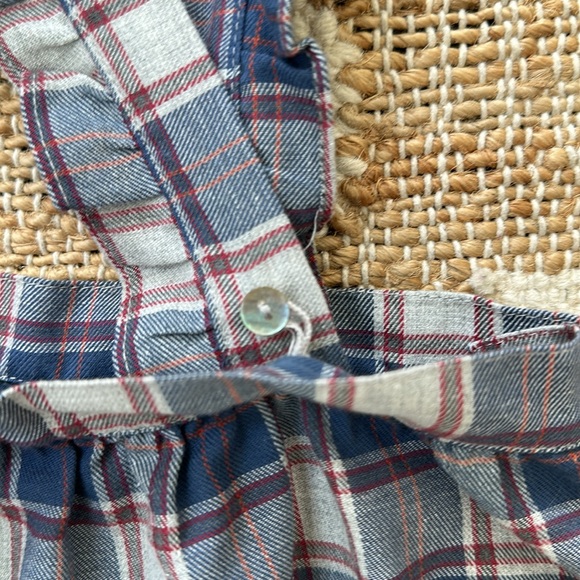 La Coqueta Girls Plaid Pinafore Skirt - Picture 5 of 6